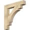 Ekena Millwork Merced Block Rough Sawn Bracket, Douglas Fir, 4"W x 26"D x 26"H BKT04X26X26MRC05RDF - alternate 1